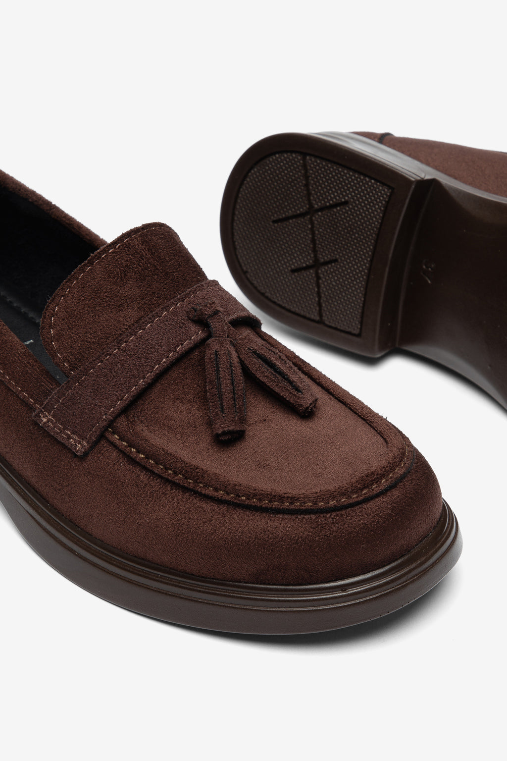 Kahverengi Püsküllü Mokasen Loafer