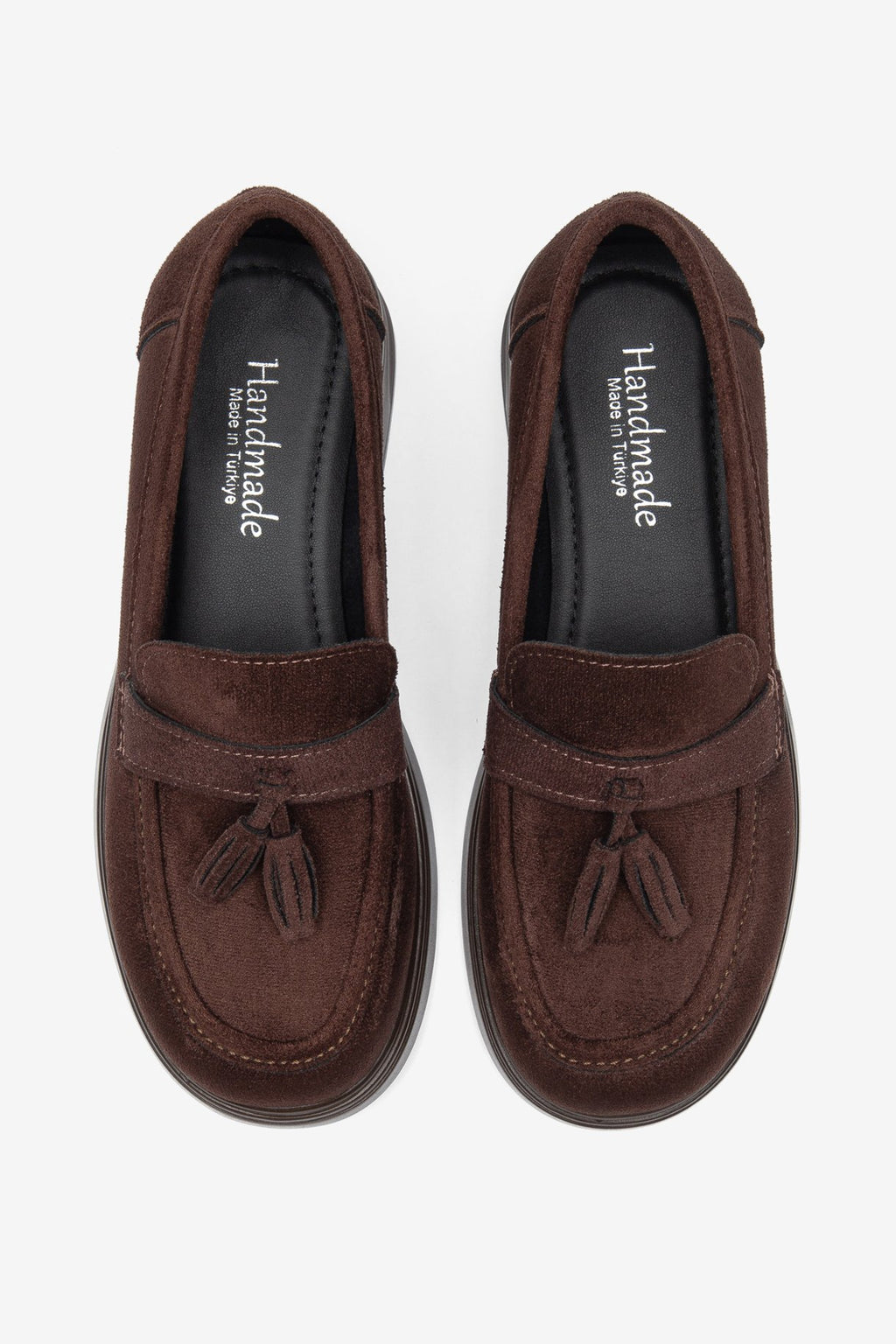 Kahverengi Püsküllü Mokasen Loafer