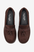 Kahverengi Püsküllü Mokasen Loafer