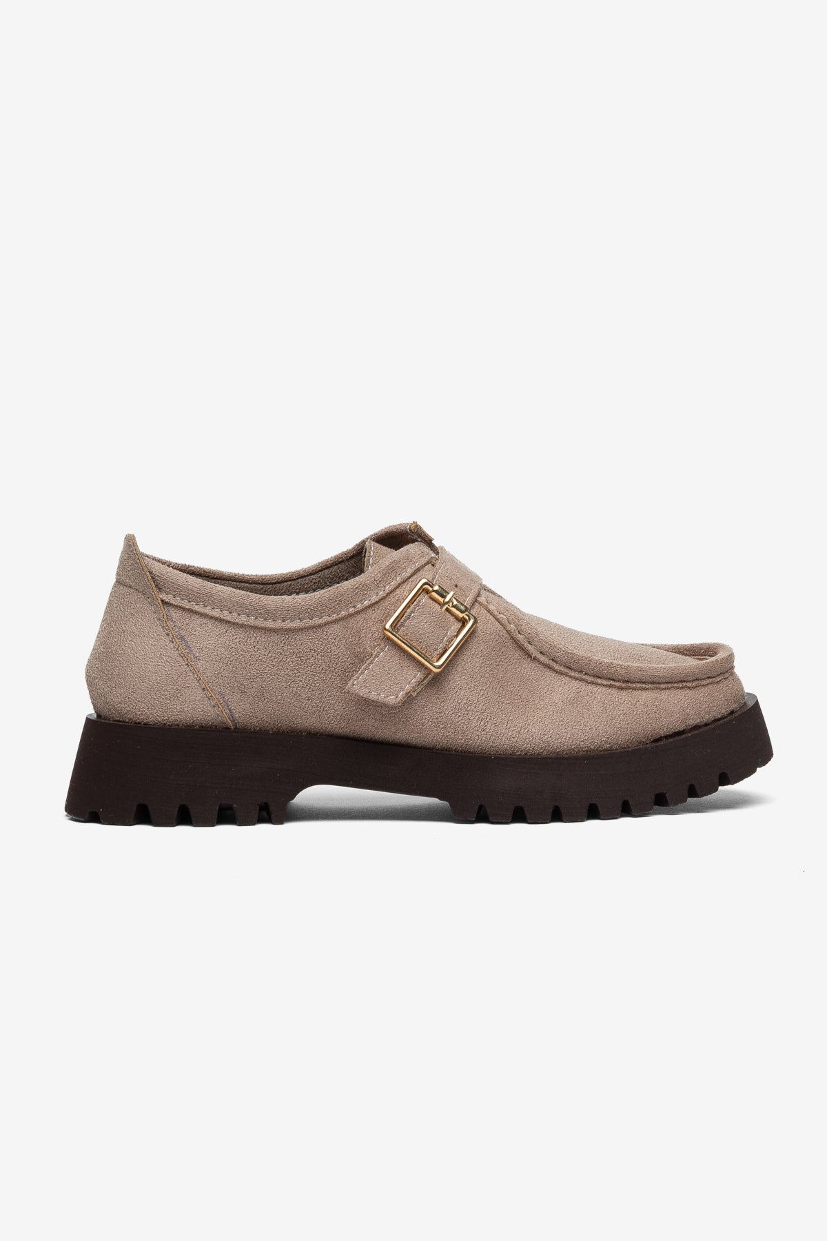 Vizon Süet Ayakkabı Loafer Makosen Casual Ergonomik Rahat Yumuşak Taban Maskulen Ayakkabı Kemerli Mokasen