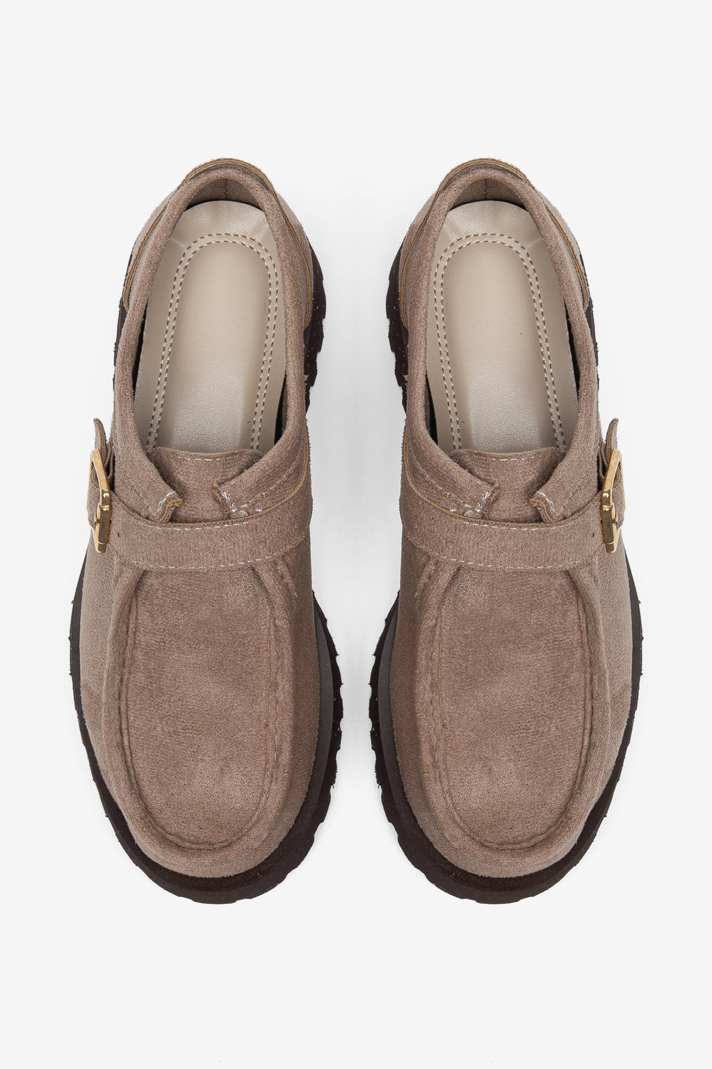 Vizon Süet Ayakkabı Loafer Makosen Casual Ergonomik Rahat Yumuşak Taban Maskulen Ayakkabı Kemerli Mokasen