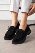 Siyah Ayakkabı Loafer Makosen Casual Ergonomik Rahat Yumuşak Taban Maskulen Ayakkabı