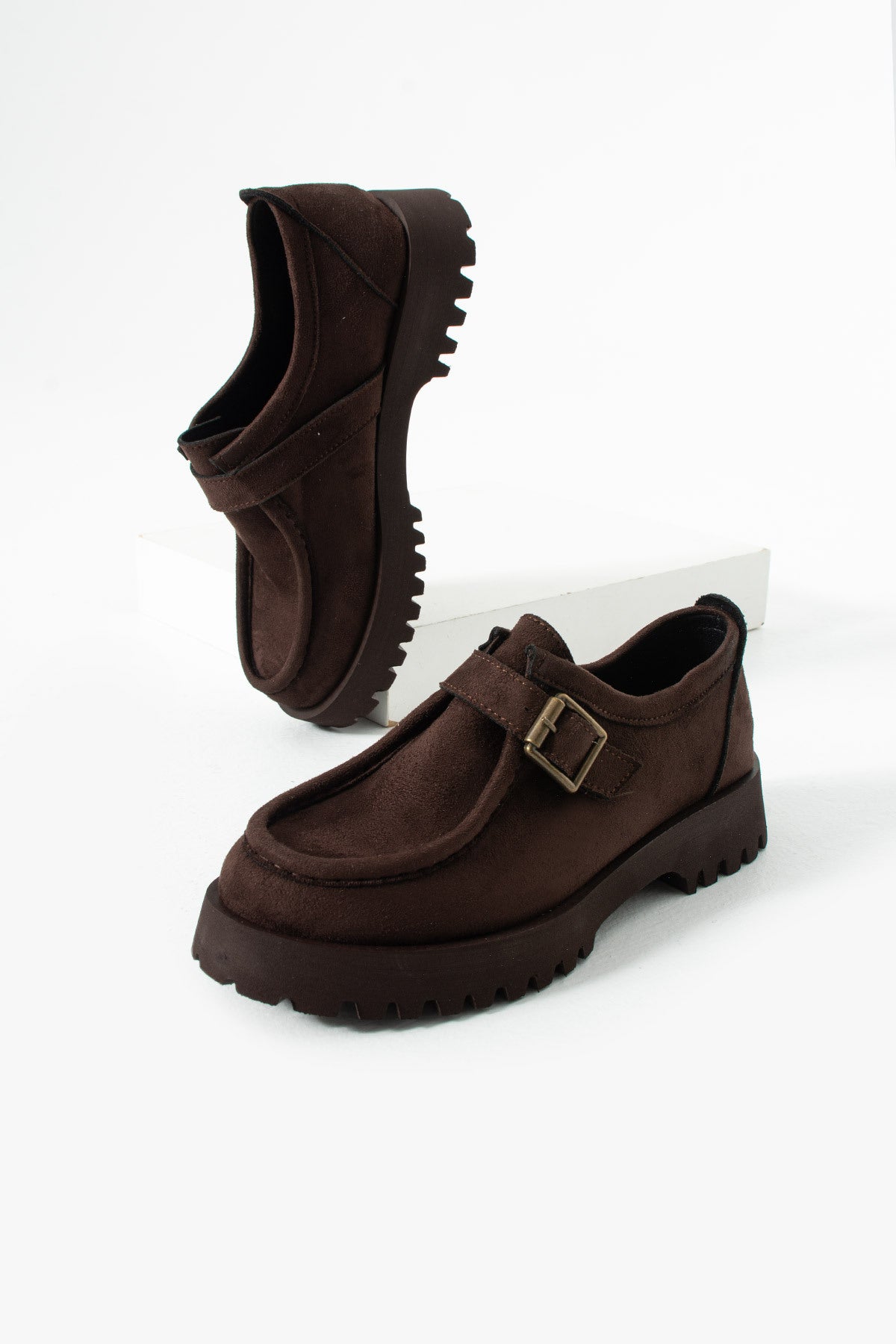 Kahverengi Ayakkabı Loafer Makosen Casual Ergonomik Rahat Yumuşak Taban Maskulen Ayakkabı