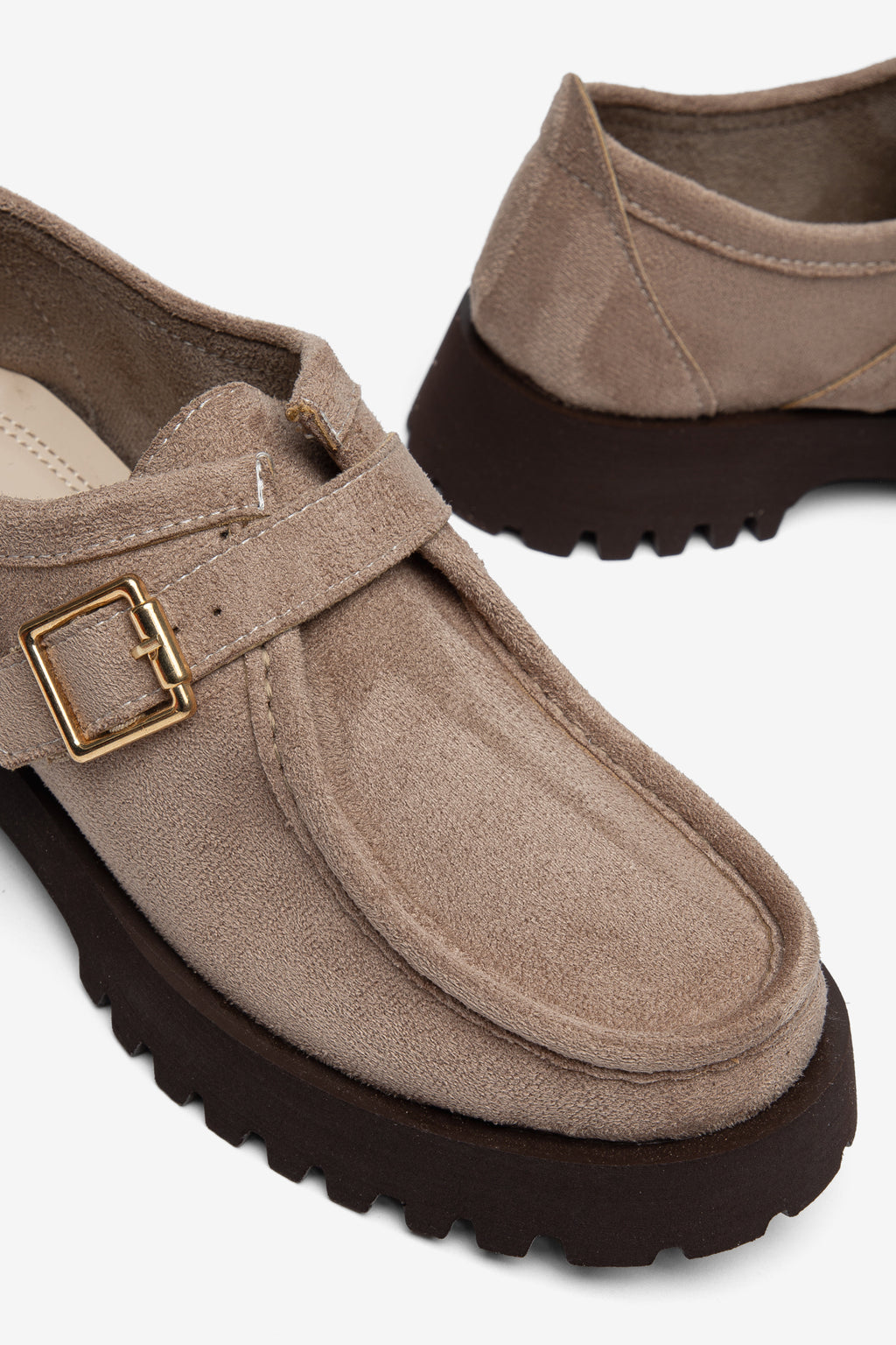 Vizon Süet Ayakkabı Loafer Makosen Casual Ergonomik Rahat Yumuşak Taban Maskulen Ayakkabı Kemerli Mokasen